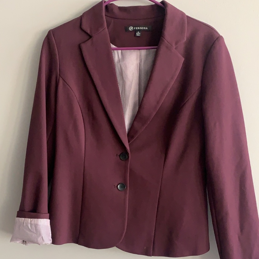 Purple/Maroon Suit Jacket